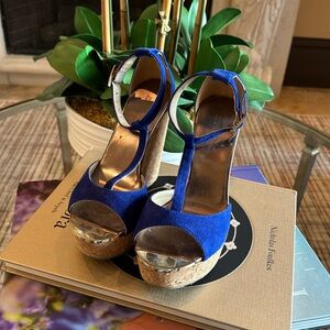 Jimmy Choo platform wedges